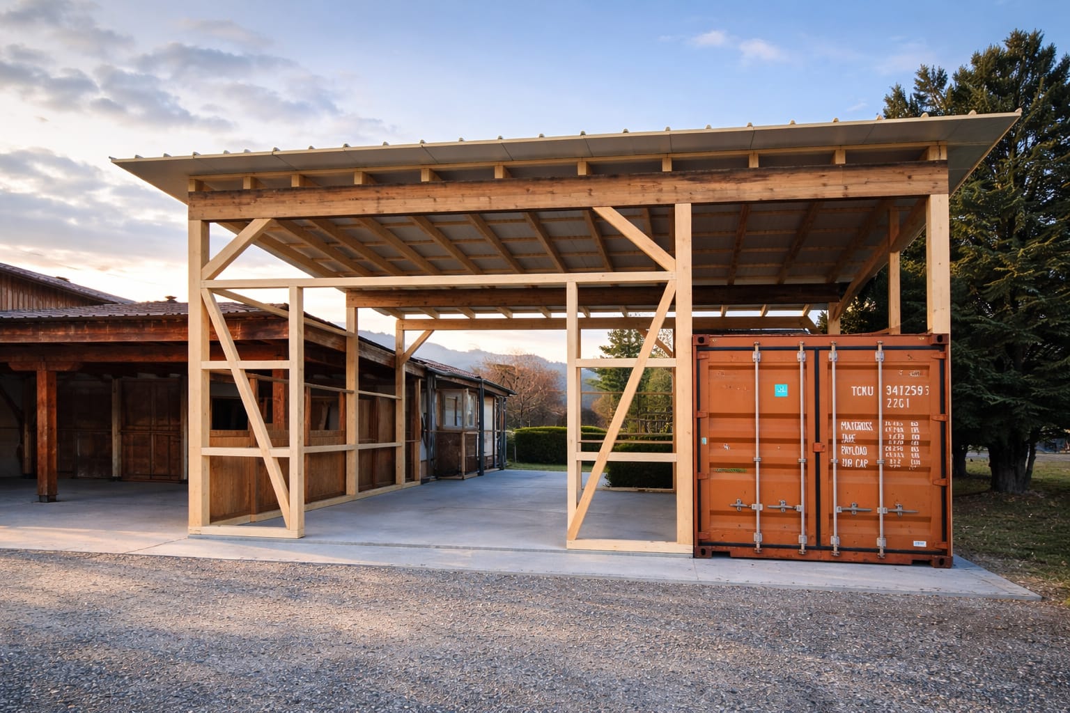 Hallenbau Projekt 1