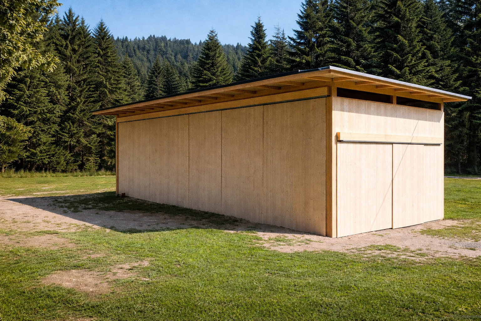 Hallenbau Projekt 3