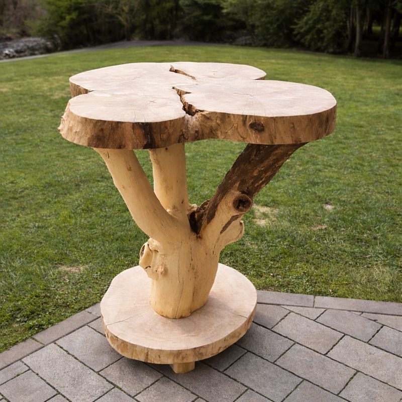 Stehtisch aus Holz